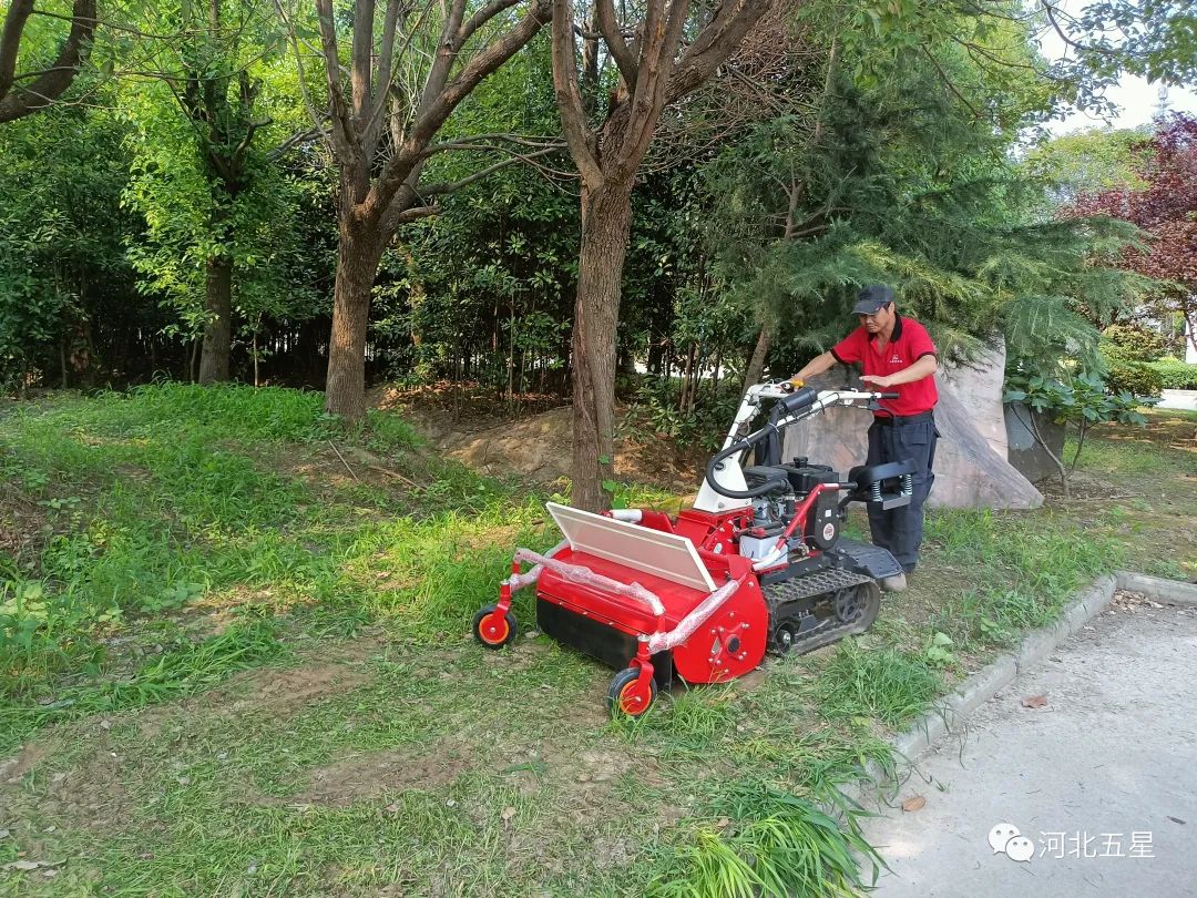 瓦爾特·御虹”WX-800型履帶自行走式堤防割草機